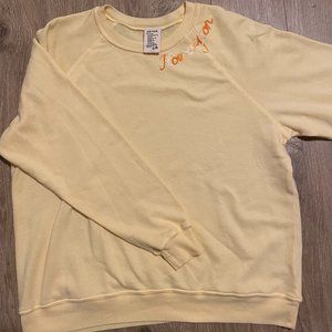 I Stole My Boyfriend’s Shirt Women California Smiley Sweatshirt (Color: Blue)